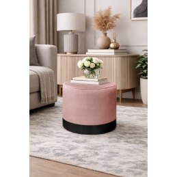 Pufa LUX elegancka podstawa metalowa