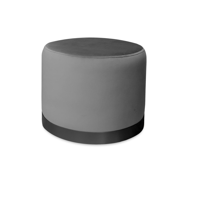 Pufa LUX elegancka podstawa metalowa