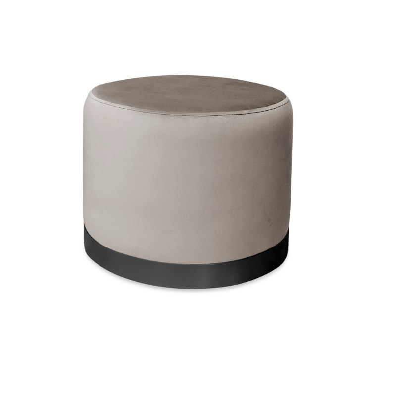 Pufa LUX elegancka podstawa metalowa