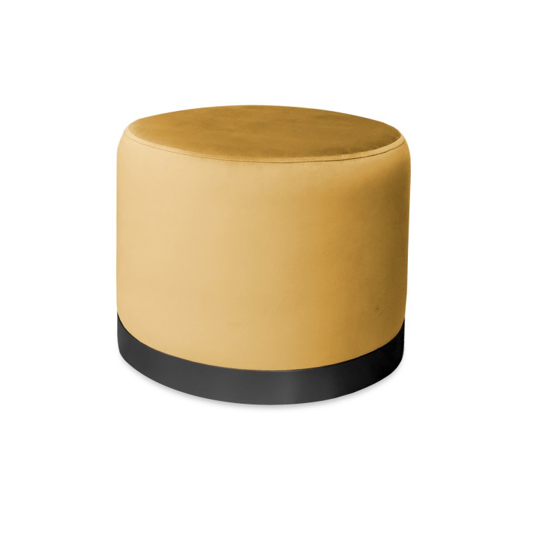 Pufa LUX elegancka podstawa metalowa