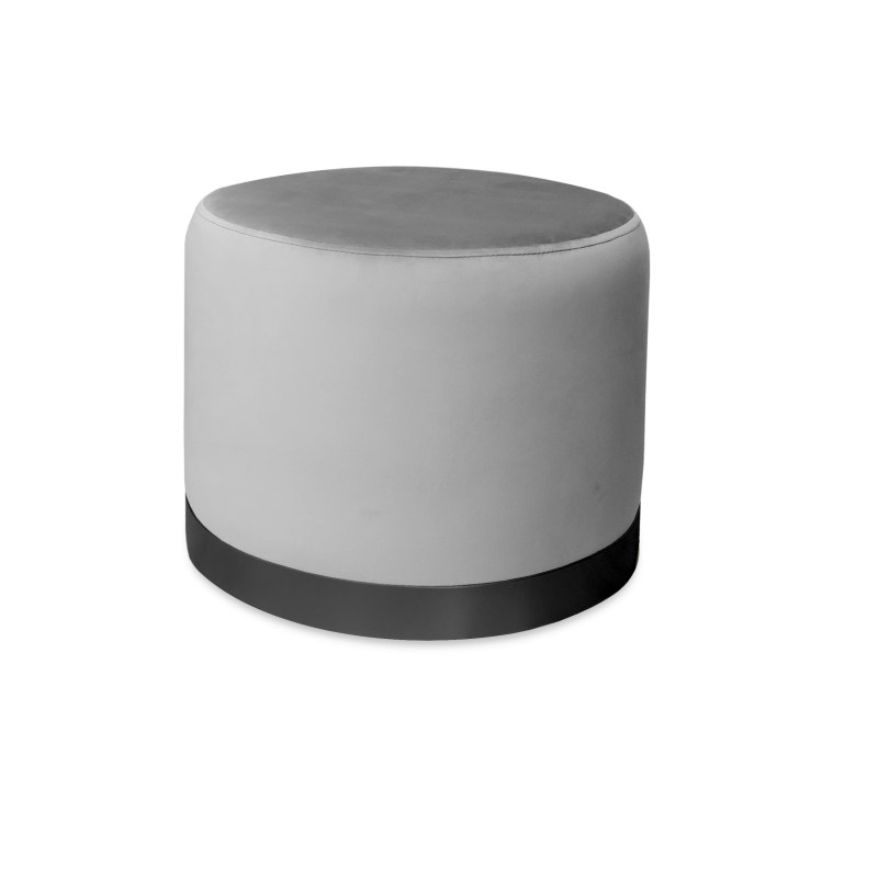 Pufa LUX elegancka podstawa metalowa