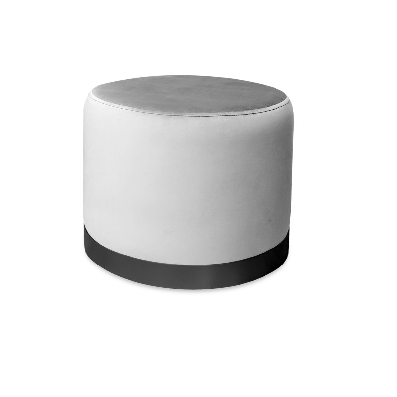 Pufa LUX elegancka podstawa metalowa