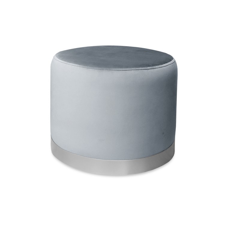 Pufa LUX elegancka podstawa metalowa