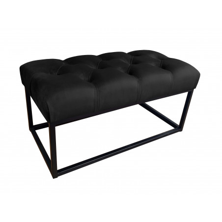 Ławka CHESTERFIELD LOFT MG19 pufa podnóżek metal