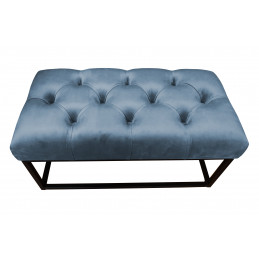 Ławka CHESTERFIELD LOFT MG33 pufa podnóżek metal