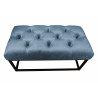 Ławka CHESTERFIELD LOFT MG33 pufa podnóżek metal