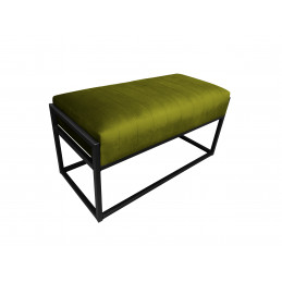 Ławka KAYA LOFT BL75 pufa podnóżek metal