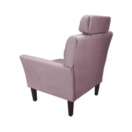 Fotel DENVER nogi venge MG55 szary róż