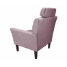 Fotel DENVER nogi venge MG55 szary róż