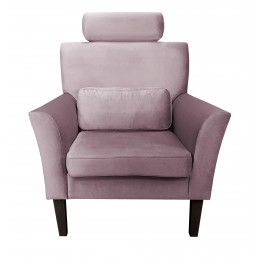 Fotel DENVER nogi venge MG55 szary róż