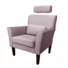 Fotel DENVER nogi venge MG55 szary róż