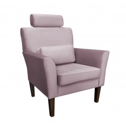 Fotel DENVER nogi venge MG55 szary róż