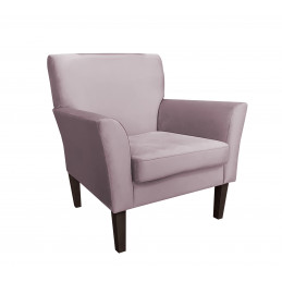 Fotel DENVER nogi venge MG55 szary róż