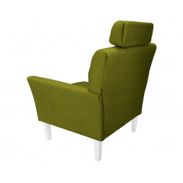 Fotel DENVER nogi białe BL75