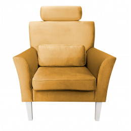 Fotel DENVER nogi białe MG15