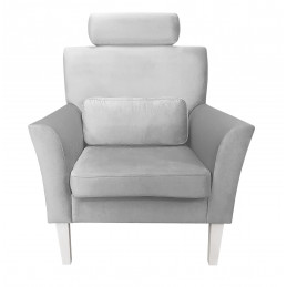 Fotel DENVER nogi białe MG39