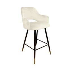 Hokery do kuchni, barowe niskie regulowane z oparciem