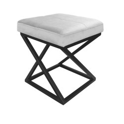 Pufa ZOA noga czarna