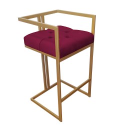 Hoker Chesterfield podstawa złota