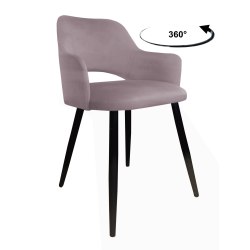 KRZESŁO OBROTOWE MILANO PODSTAWA CZARNA