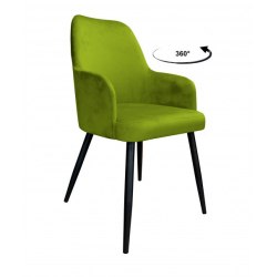 KRZESŁO OBROTOWE WESTA PODSTAWA CZARNA