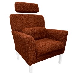 FOTEL DENVER TK. ROLF NOGI BIAŁE