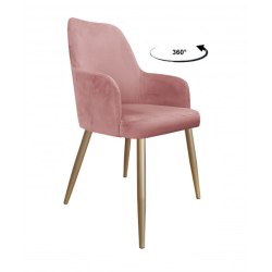 KRZESŁO OBROTOWE WESTA PODSTAWA ZŁOTA