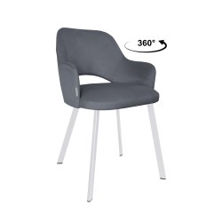 KRZESŁO OBROTOWE MILANO PODSTAWA BIAŁA PROFIL