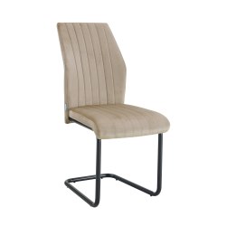 Nowoczesne krzesło IVO na płozie – velvet, eleganckie, wygodne