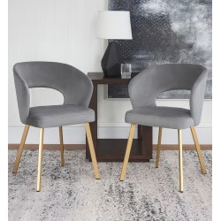 Krzesło AURA noga złota profil