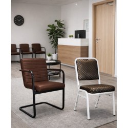 Wygodne krzesła do poczekalni - trwałe modele do recepcji