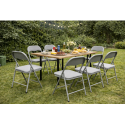 Krzesła ogrodowe na taras – metalowe, wytrzymałe i wygodne